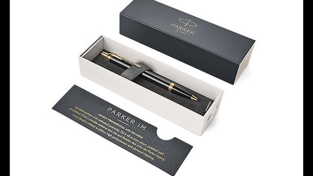 Parker IM Fekete arany bruttó 14900 Ft Gravírozható