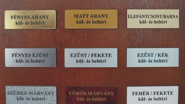 Tábla minták